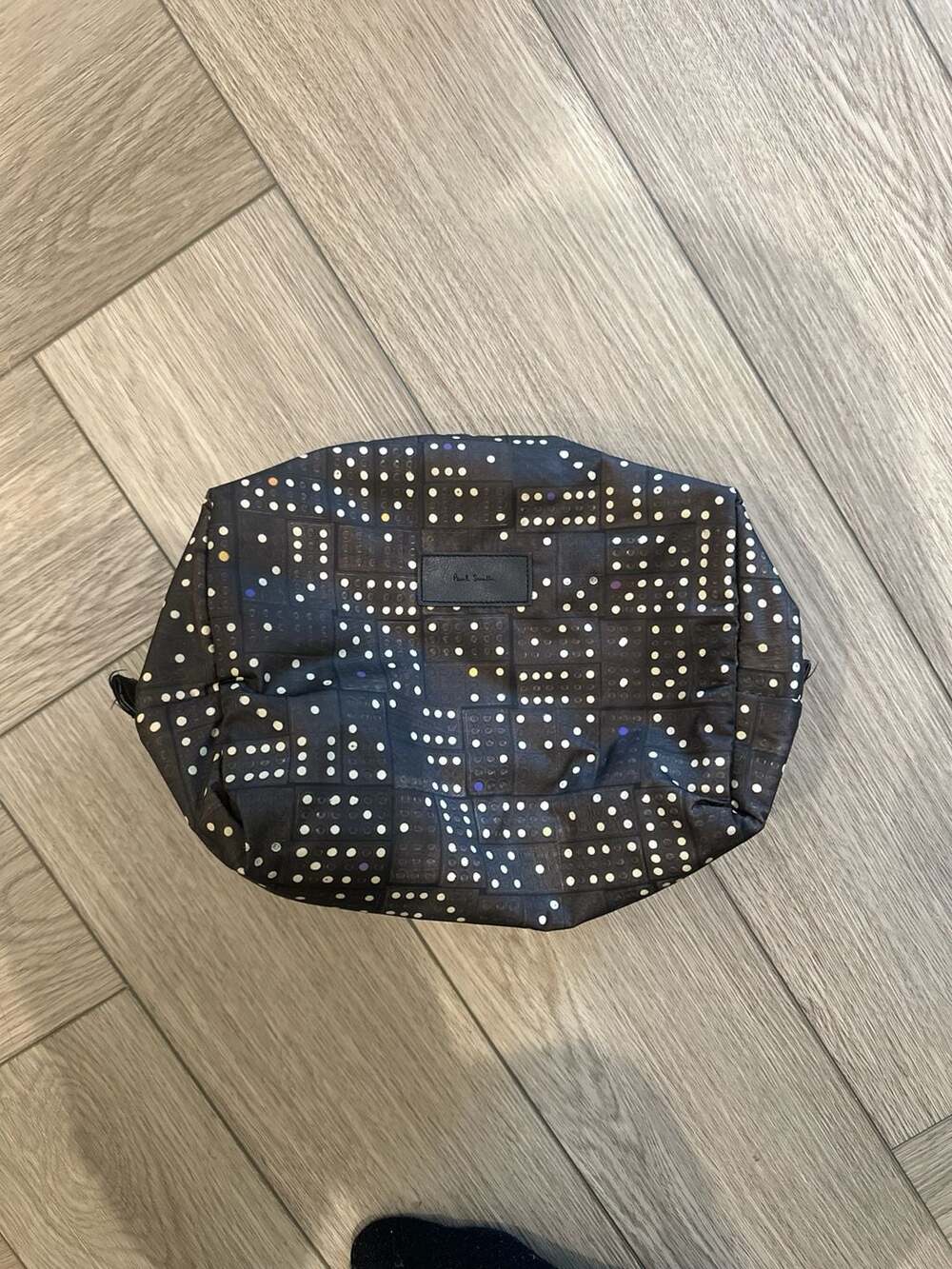 Paul Smith Domino Pattern Nylon Wash Bag Toiletry Pouch